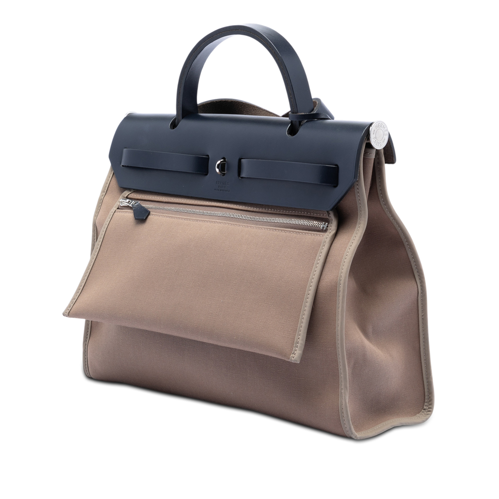 Pre-Loved Hermes Toile Herbag Zip 31 - Picture 2 of 8